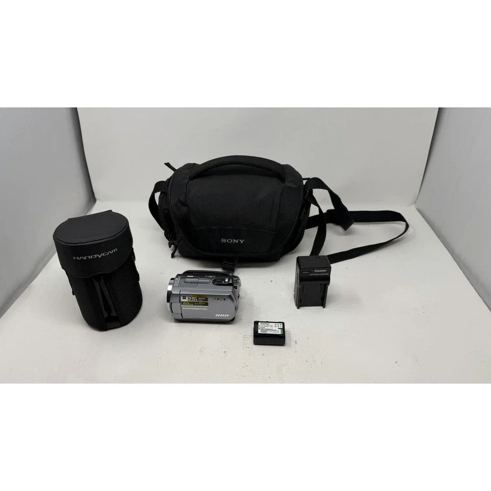 Sony Handycam DCR-SR82 60GB Hard Disk Drive With Case Tested and Working